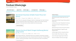 Desktop Screenshot of panduanwisatajogja.com